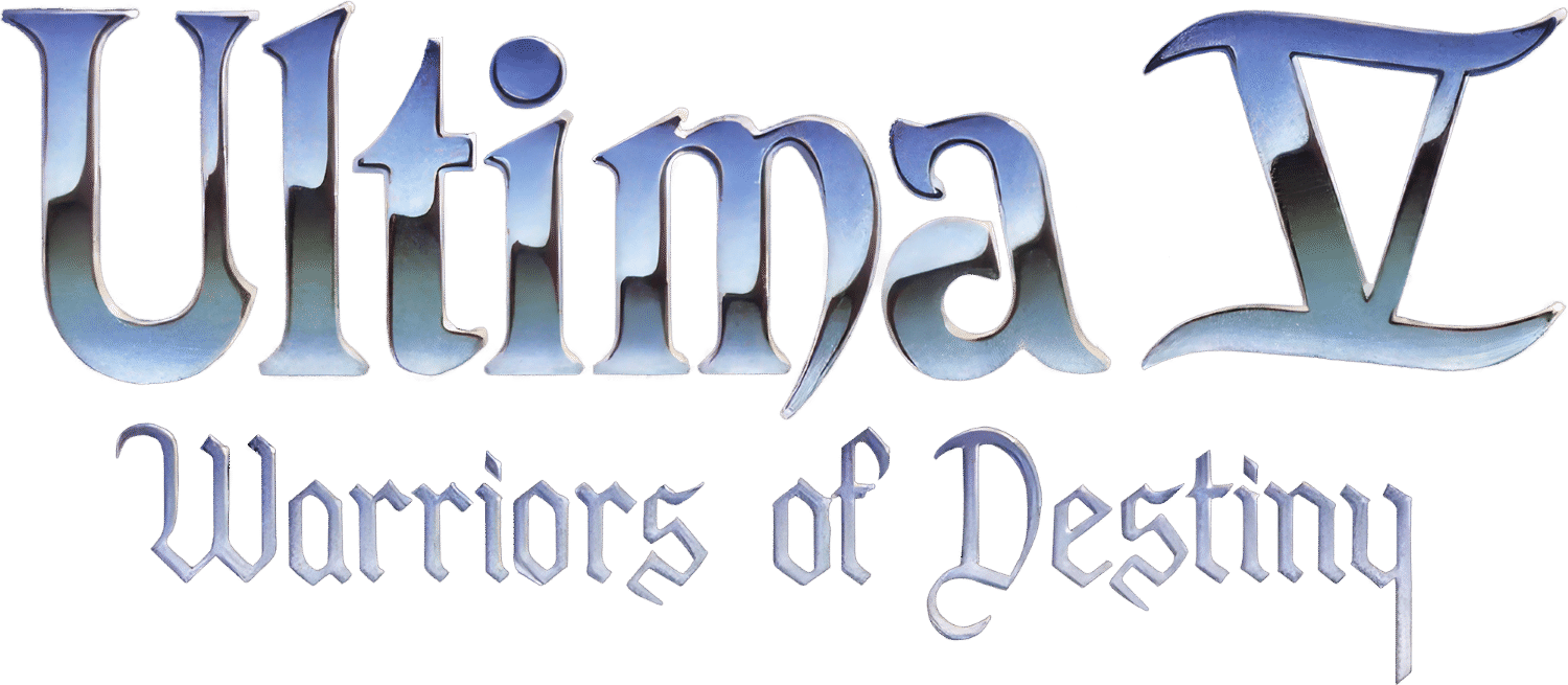 Ultima V: Warriors Of Destiny logo for Atari ST